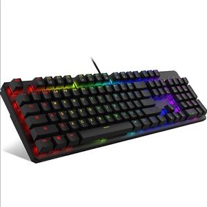 TECWARE Phantom 104 Mechanical Keyboard, RGB LED (Outemu Red)